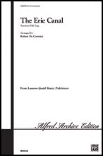 Erie Canal SA choral sheet music cover Thumbnail